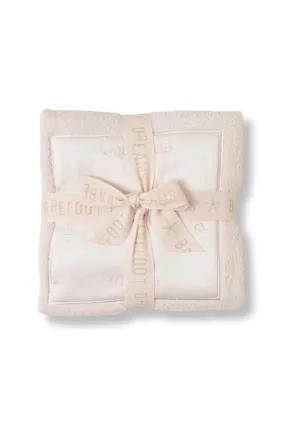 Cozychic Satin Trim Receiving Blanket - Pink | Barefoot Dreams