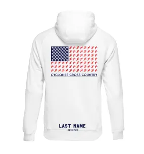 CYCLONES CROSS COUNTRY Flag Hoodie