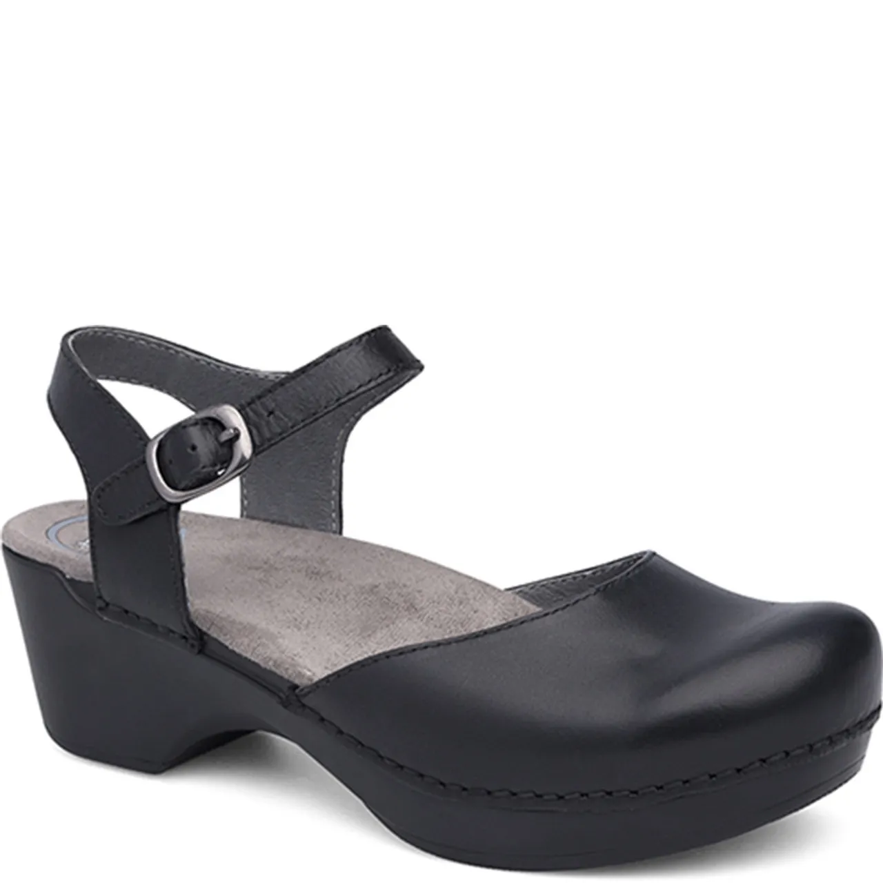 Dansko SAM Black Soft Full Grain Sandals