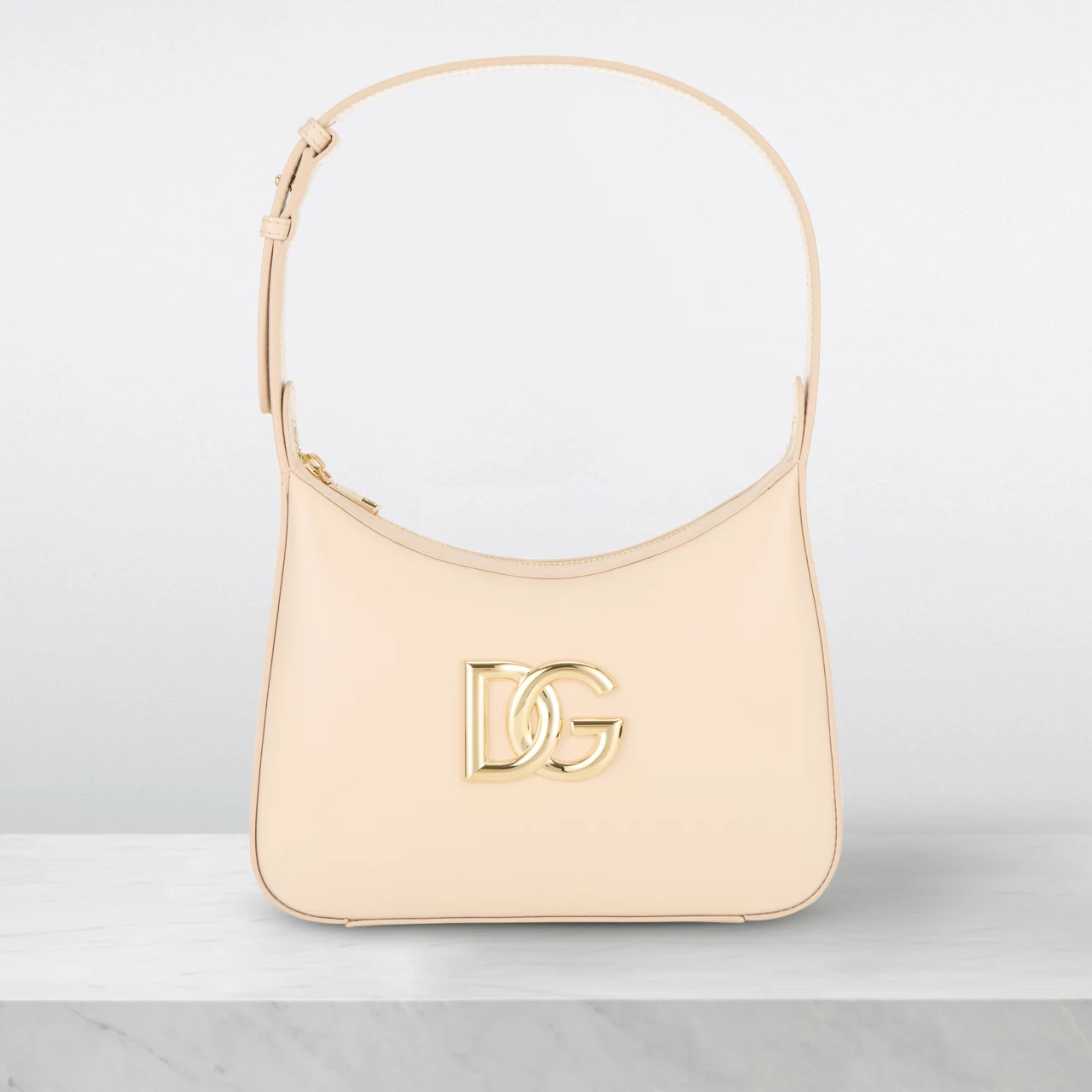 DOLCE & GABBANA Viitelo DG Logo Shoulder Bag - Rosa Carne