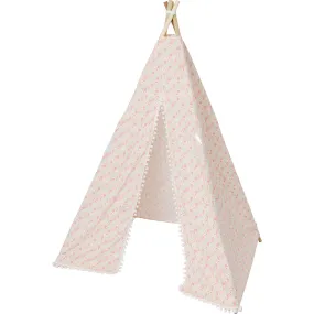 E&E Becky Pom Pom Play Tent, Pink Ditsy Floral