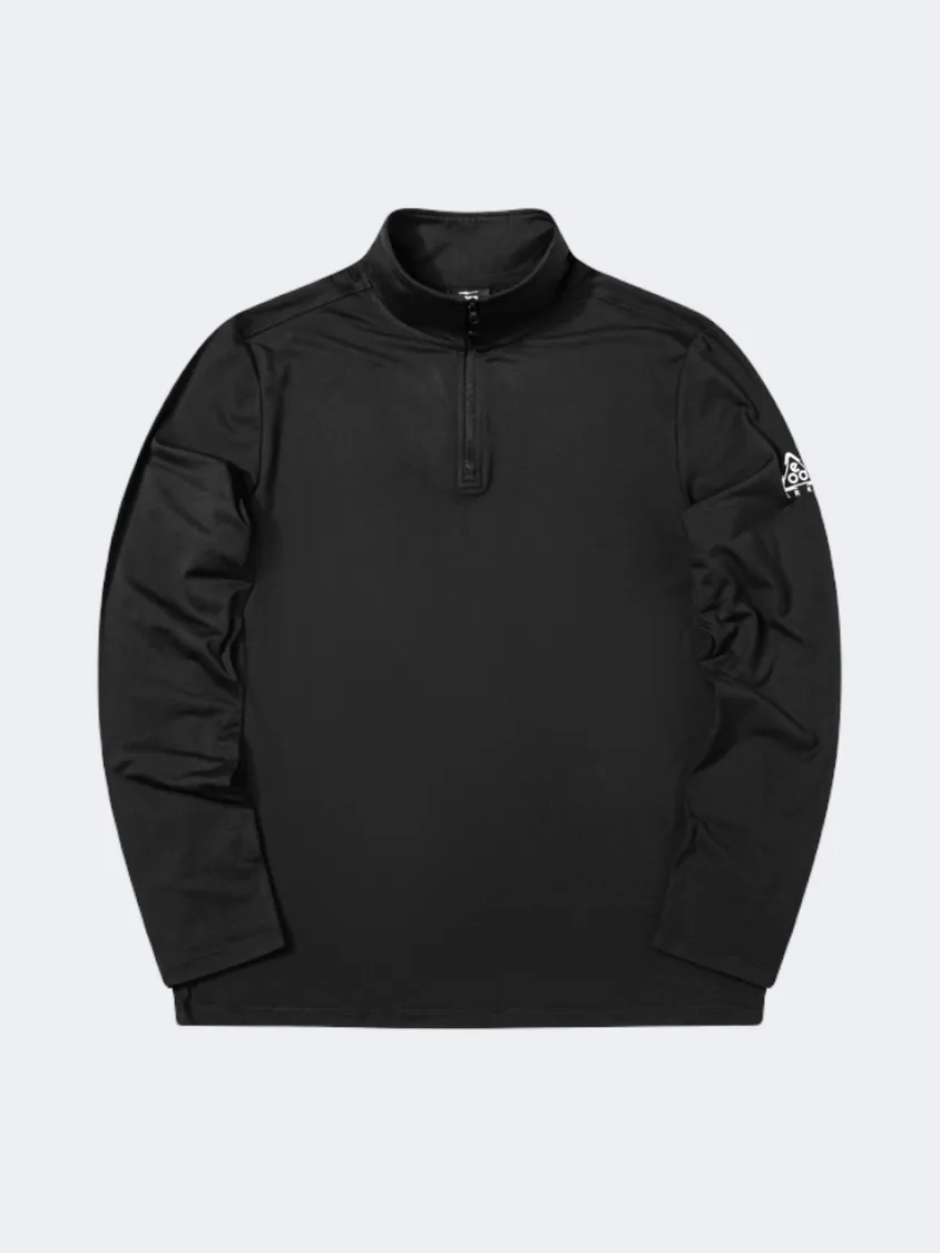 Erke Cardigan Men Outdoor Sweatshirt Black