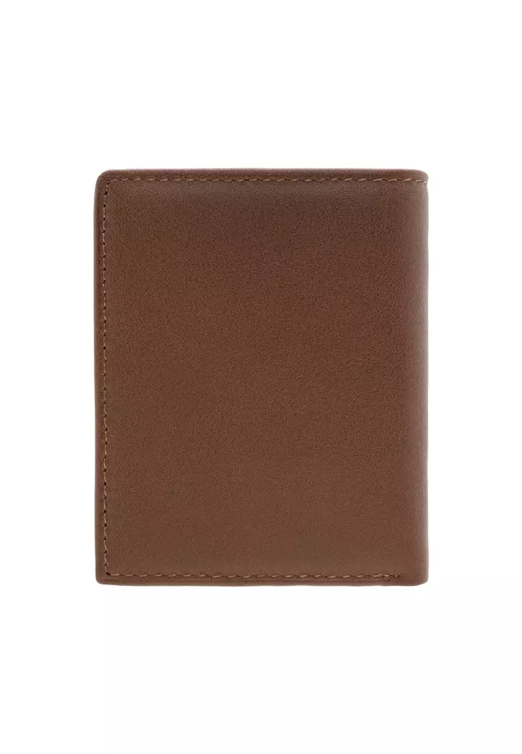 Euro Polo Euro Polo Grain Leather Small Vertical Cards Coin Wallet EWB 40162