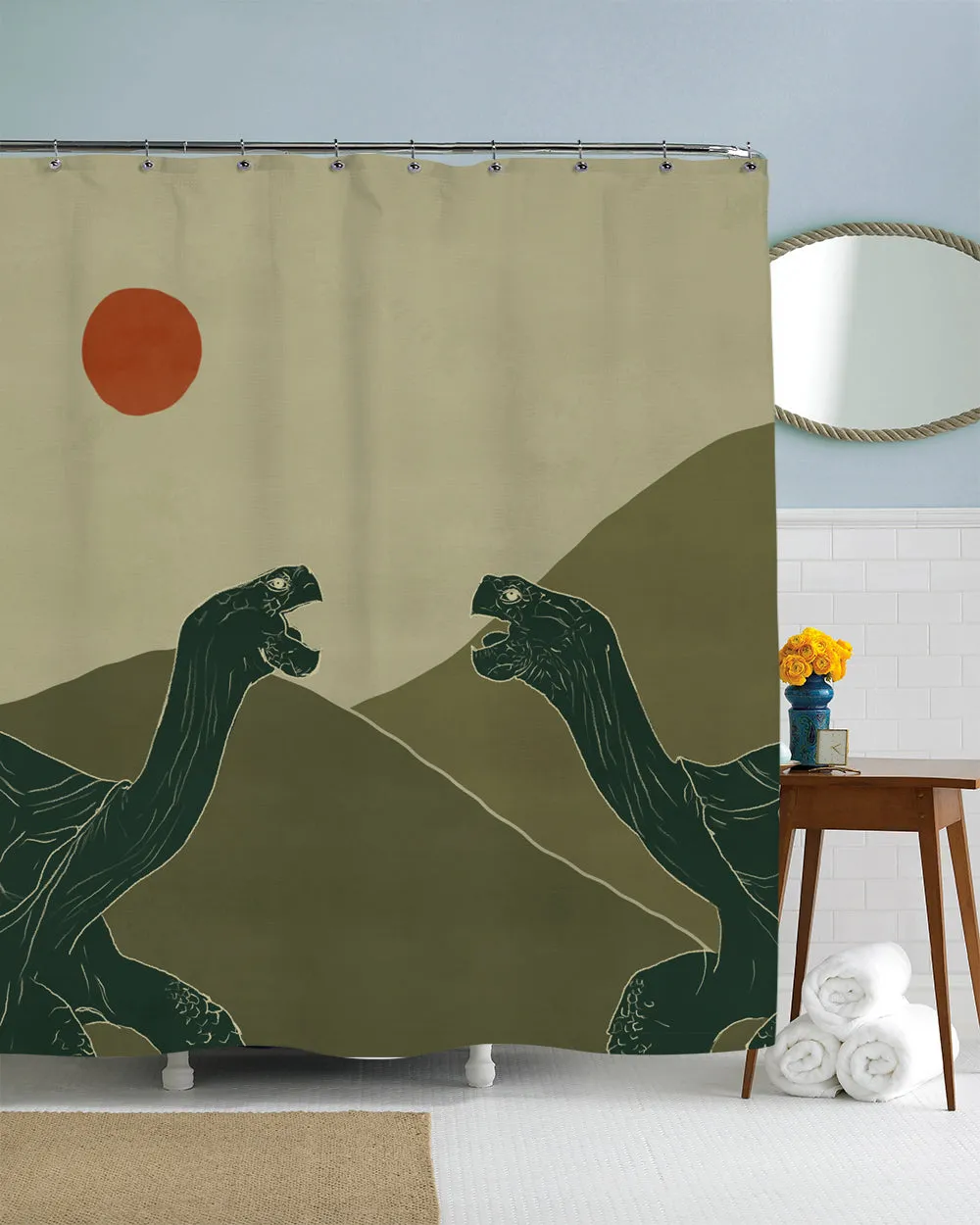 Face Off Shower Curtain