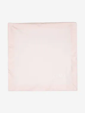 Fendi Baby Girls Logo Blanket in Pink