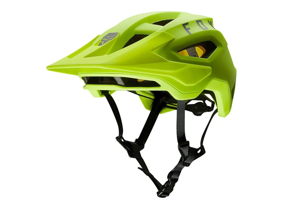 Fox Racing Speedframe MIPS MTB Helmet - Flo Yellow - 2021