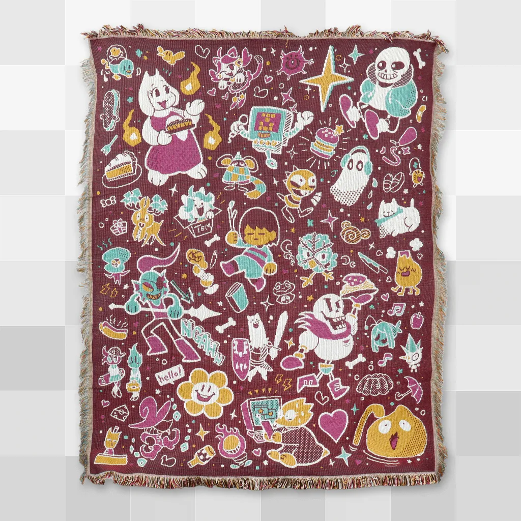 Friends and Foes Throw Blanket