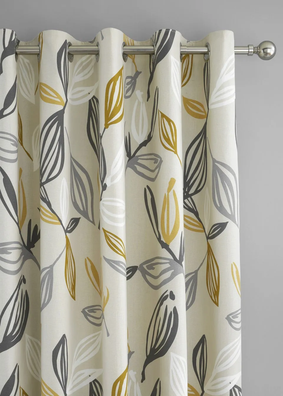 Fusion Ensley Yellow Eyelet Curtains