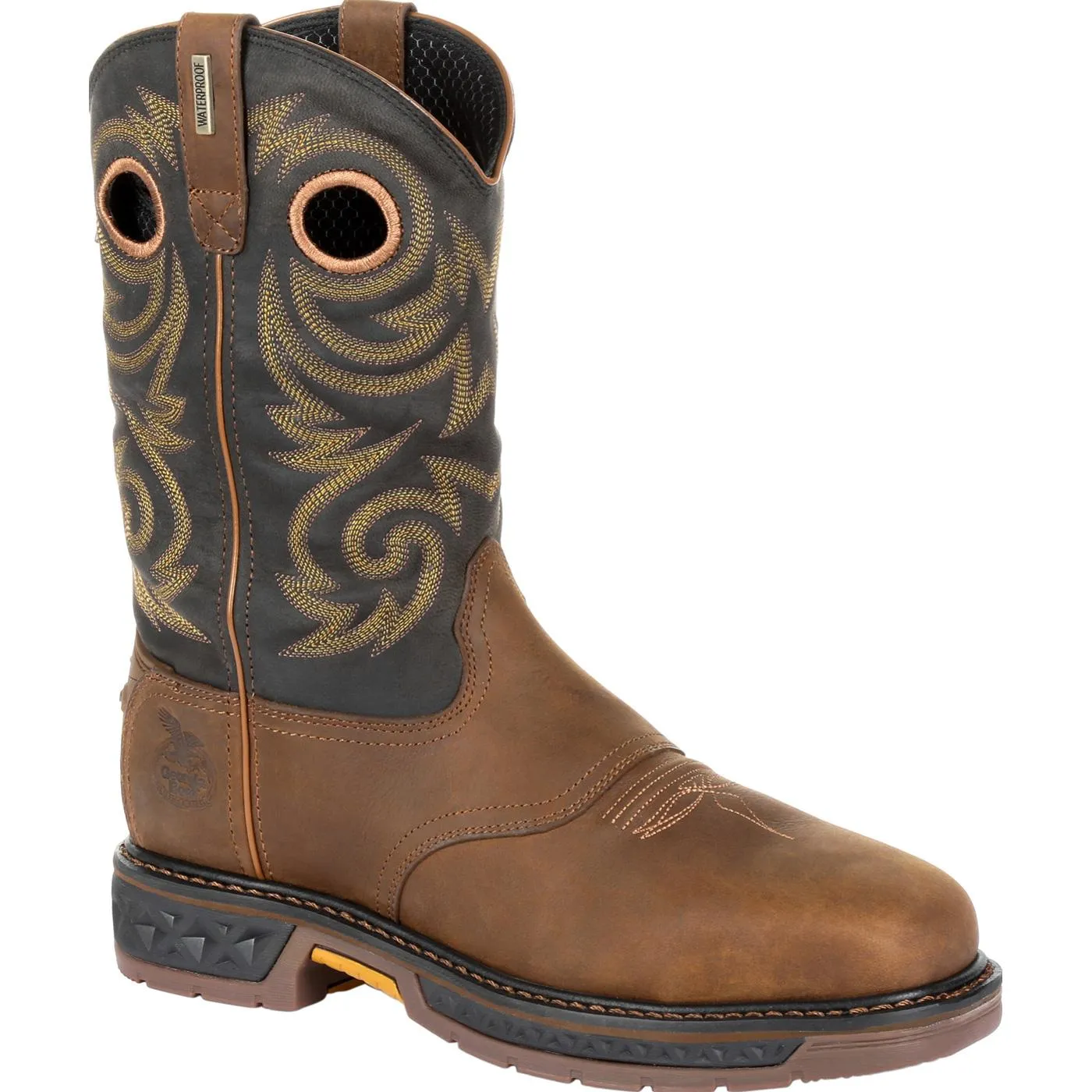 Georgia Boot Carbo-Tec LT Steel Toe Waterproof Pull On Work Boot