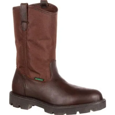 GEORGIA BOOT HOMELAND WATERPROOF WELLINGTON WORK BOOT 11.5M