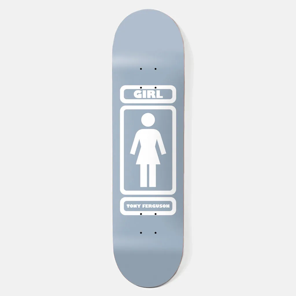 Girl Skateboards - 8.25 Tony Ferguson 93 Til Skateboard Deck - Blue