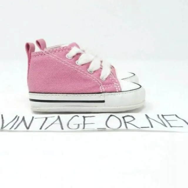 Girls' Converse First Star Chuck Taylor CT Hi Pink Canva...