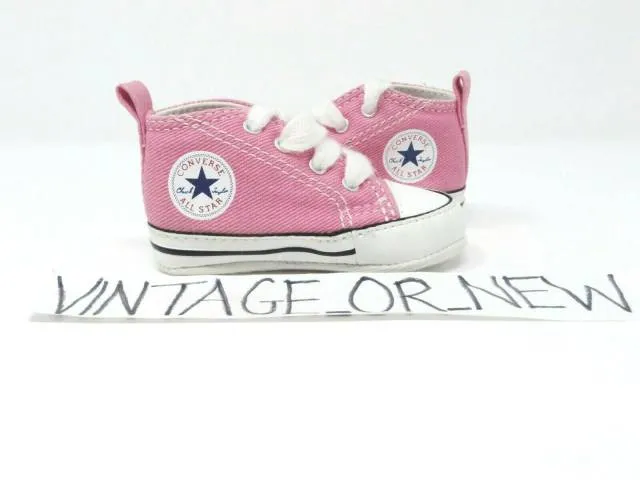 Girls' Converse First Star Chuck Taylor CT Hi Pink Canva...