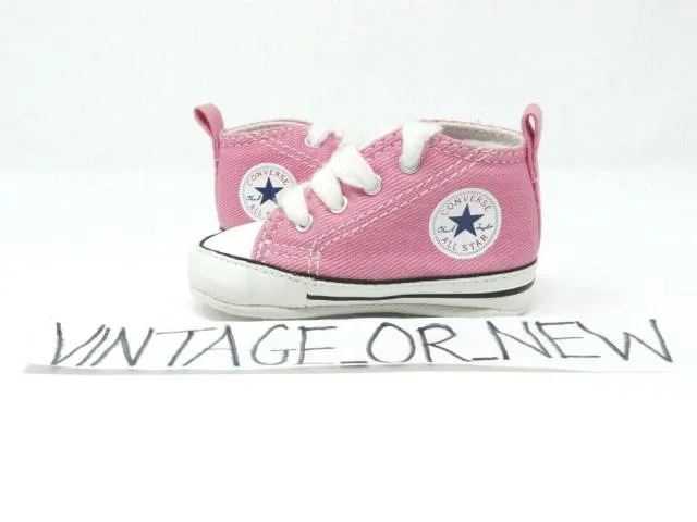 Girls' Converse First Star Chuck Taylor CT Hi Pink Canva...