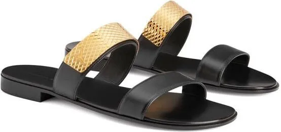 Giuseppe Zanotti Zak strap-detail sandals Black