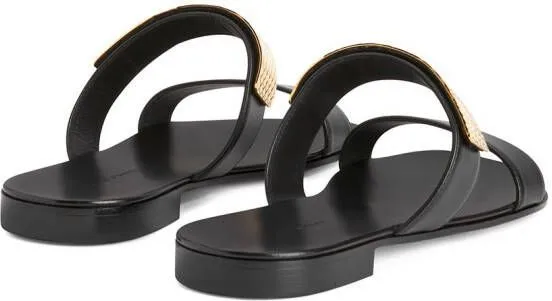 Giuseppe Zanotti Zak strap-detail sandals Black