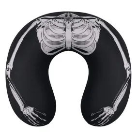 Gothic Skeleton Printed U-shaped Pillow