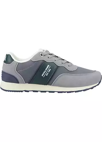 Grey Spirit Runner Trainers by Jack & Jones | Look Again