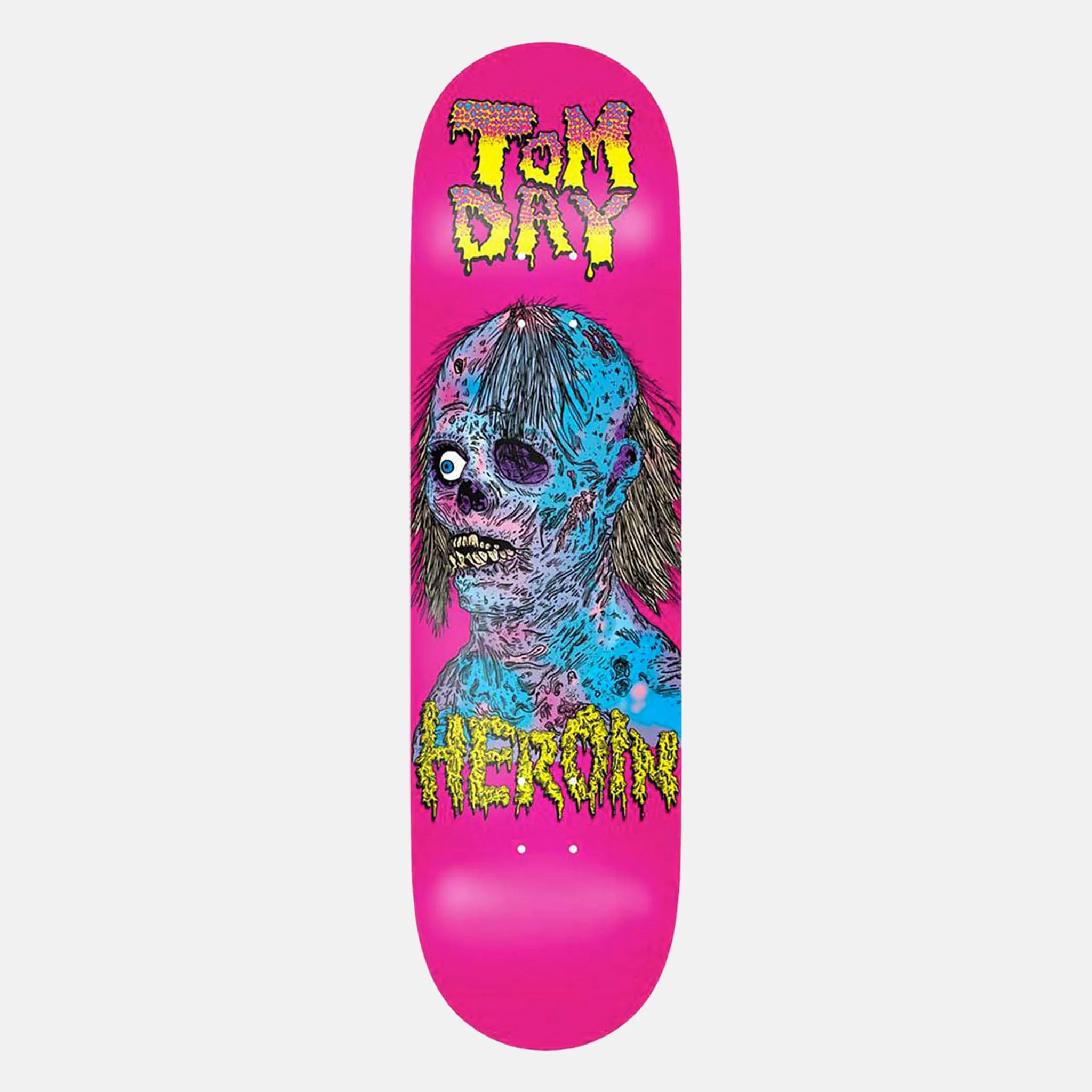 Heroin Skateboards - 8.75 Tom Day Face Melter Skateboard Deck