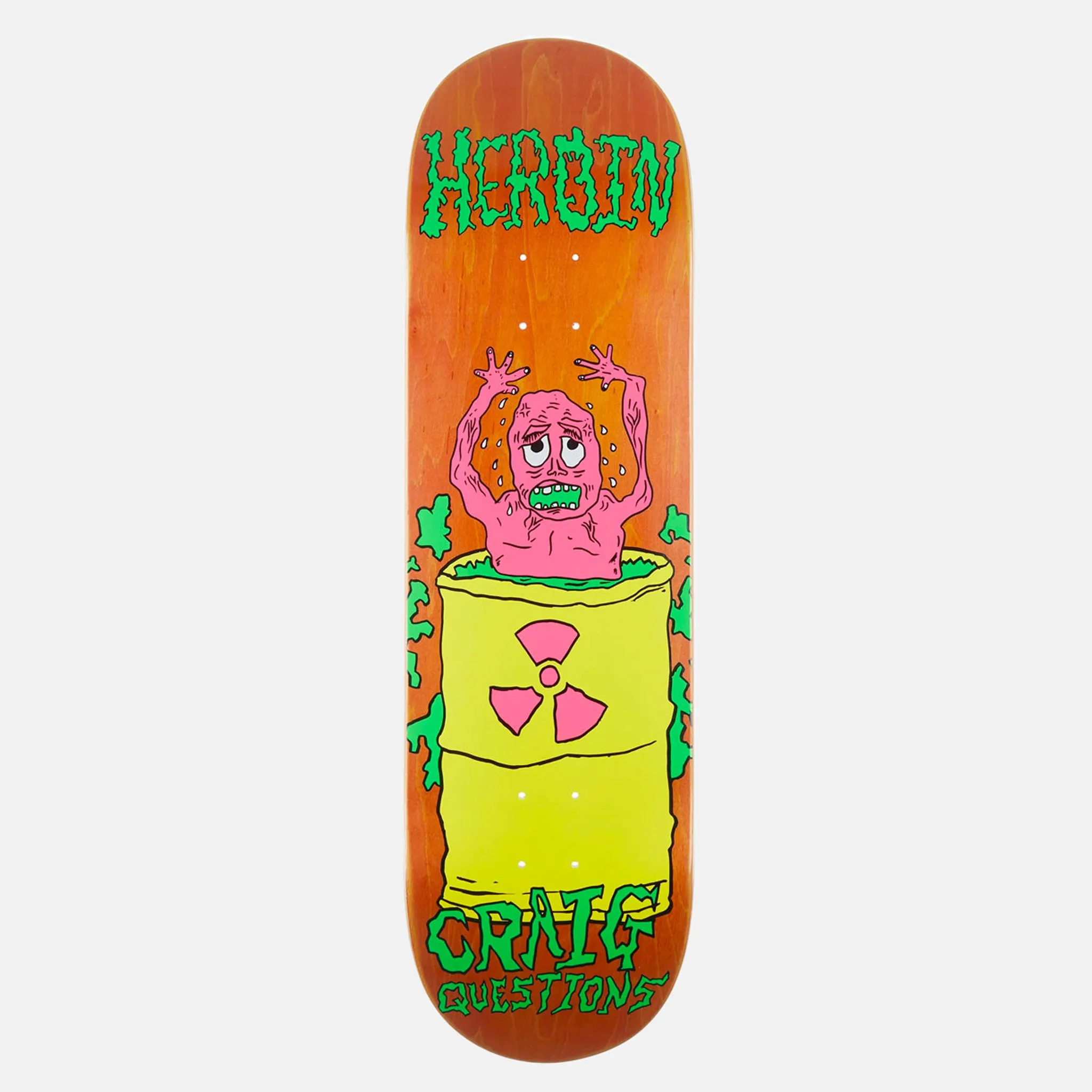 Heroin Skateboards - 9.0 Craig Questions Toon Skateboard Deck