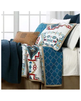 HiEnd Accents Teal Spirit Valley 2-Piece Twin Quilt Set