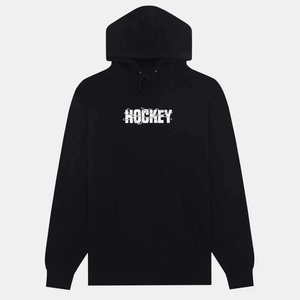 Hockey Skateboards - Roses Pullover Hooded Sweatshirt - Black