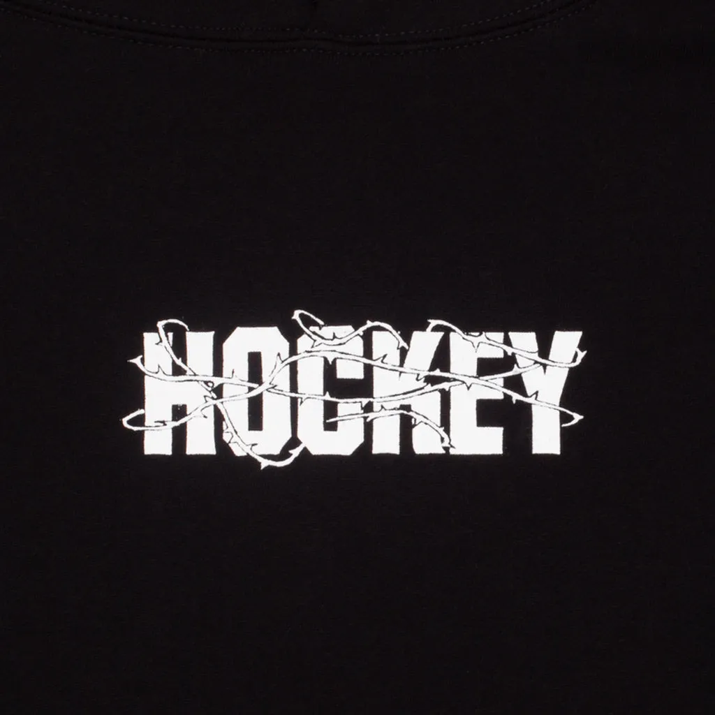 Hockey Skateboards - Roses Pullover Hooded Sweatshirt - Black