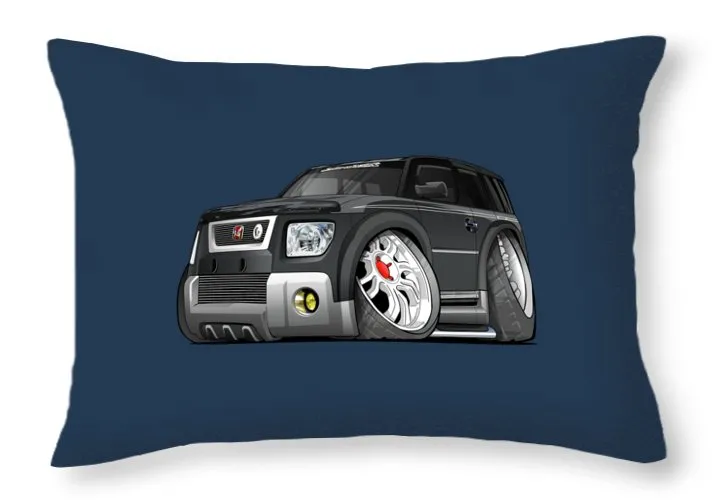 Honda Element Car Art - Throw Pillow