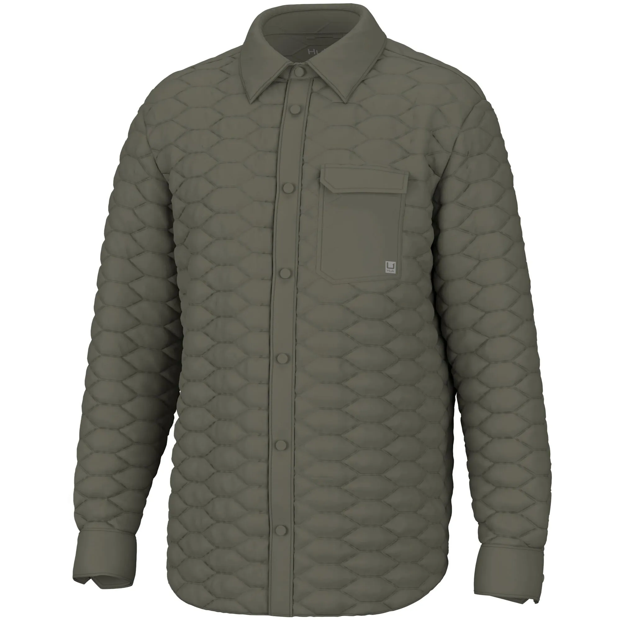 Huk Men's Tarpon Quilt Shacket