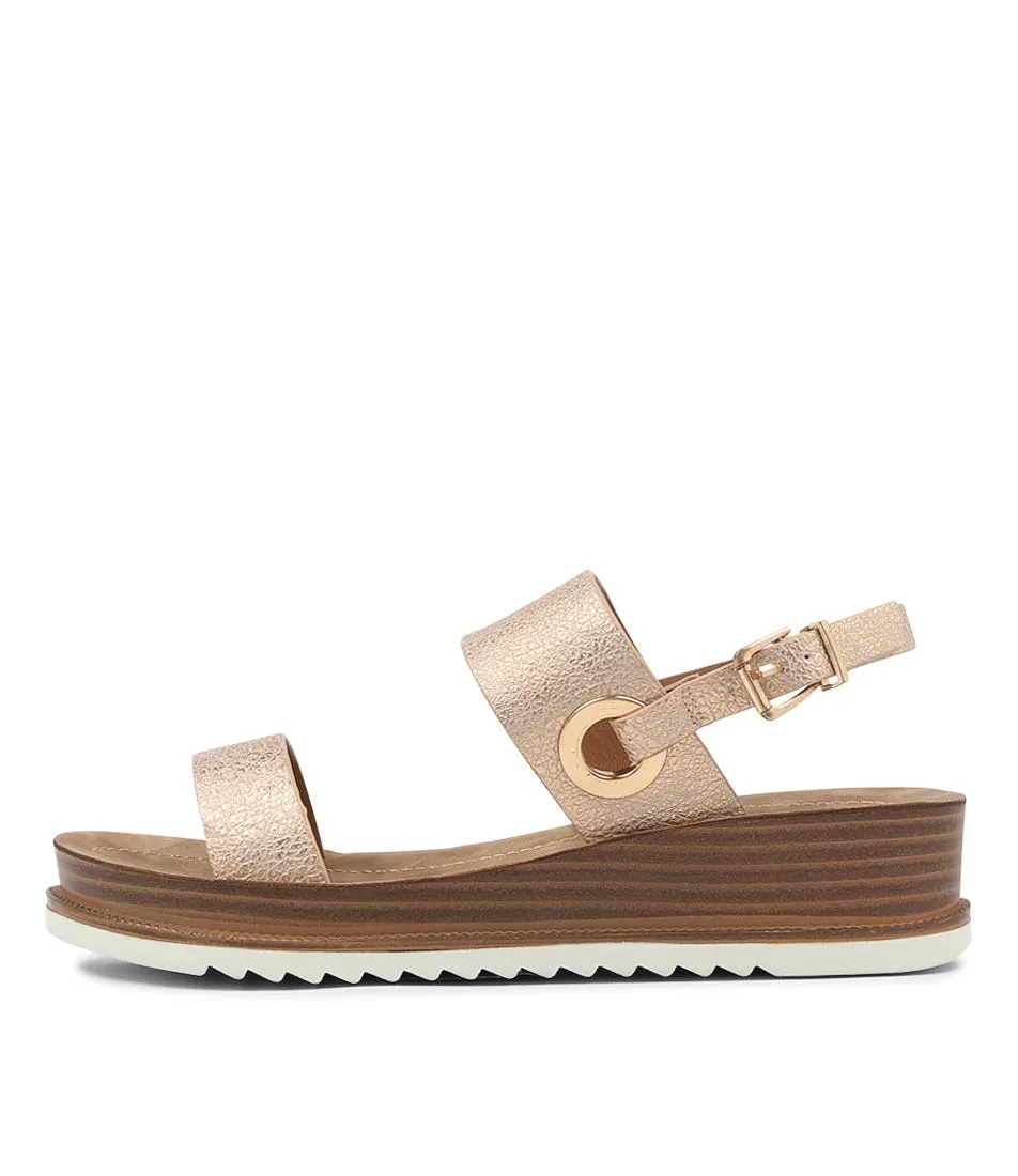 I LOVE BILLY Rammie Rose Gold Sandals