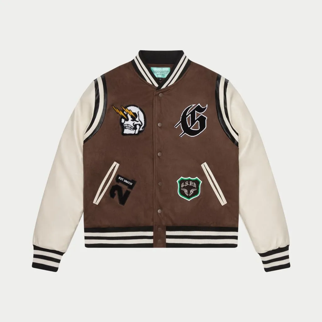 I.G.W.T Varsity Jacket (Brown/Cream)