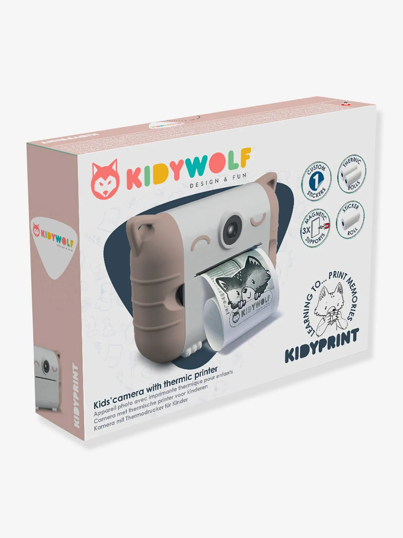 Instant Printing Camera Kidyprint - KIDYWOLF - rose