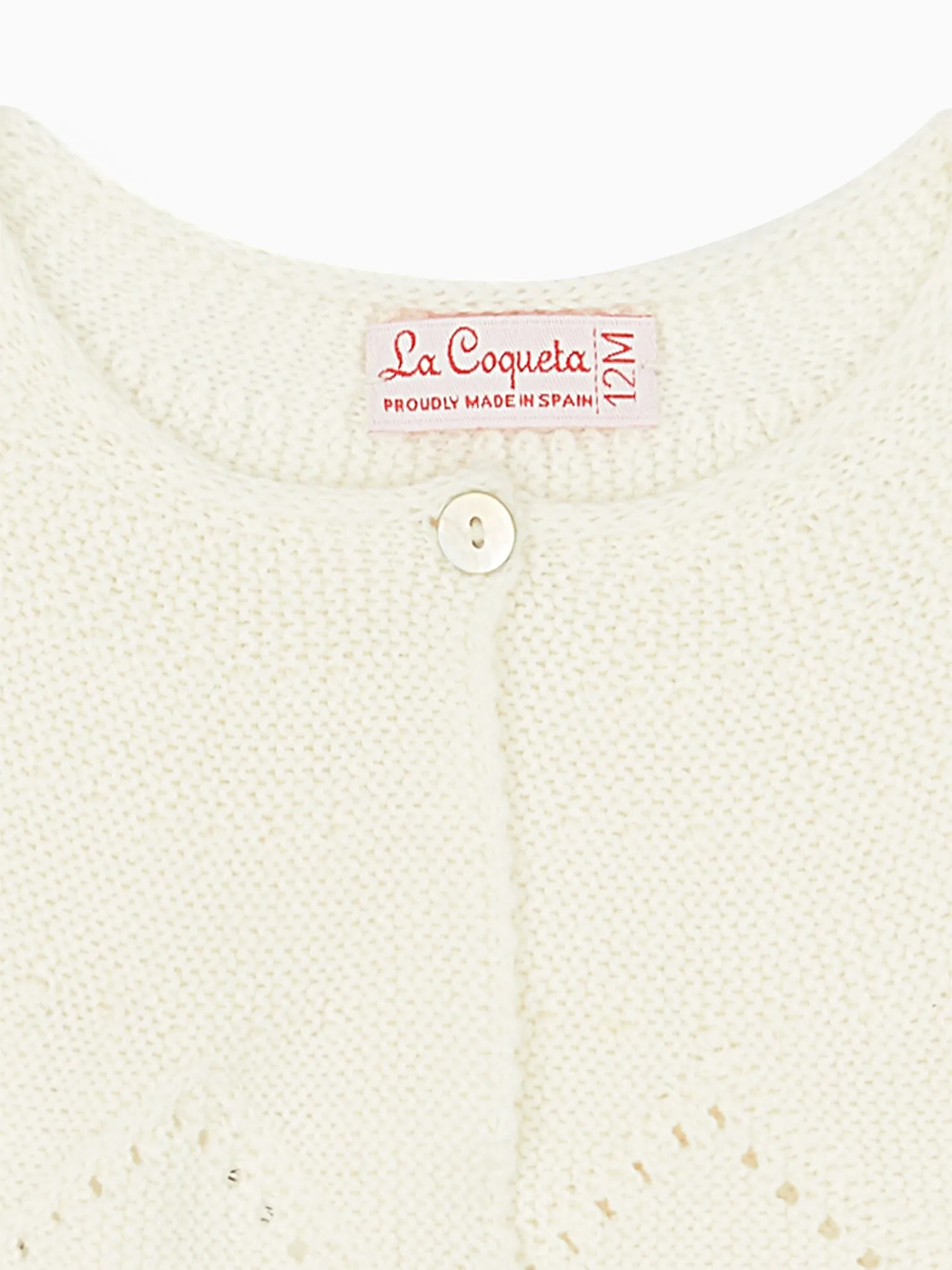 Ivory Linda Ceremony Baby Girl Cardigan