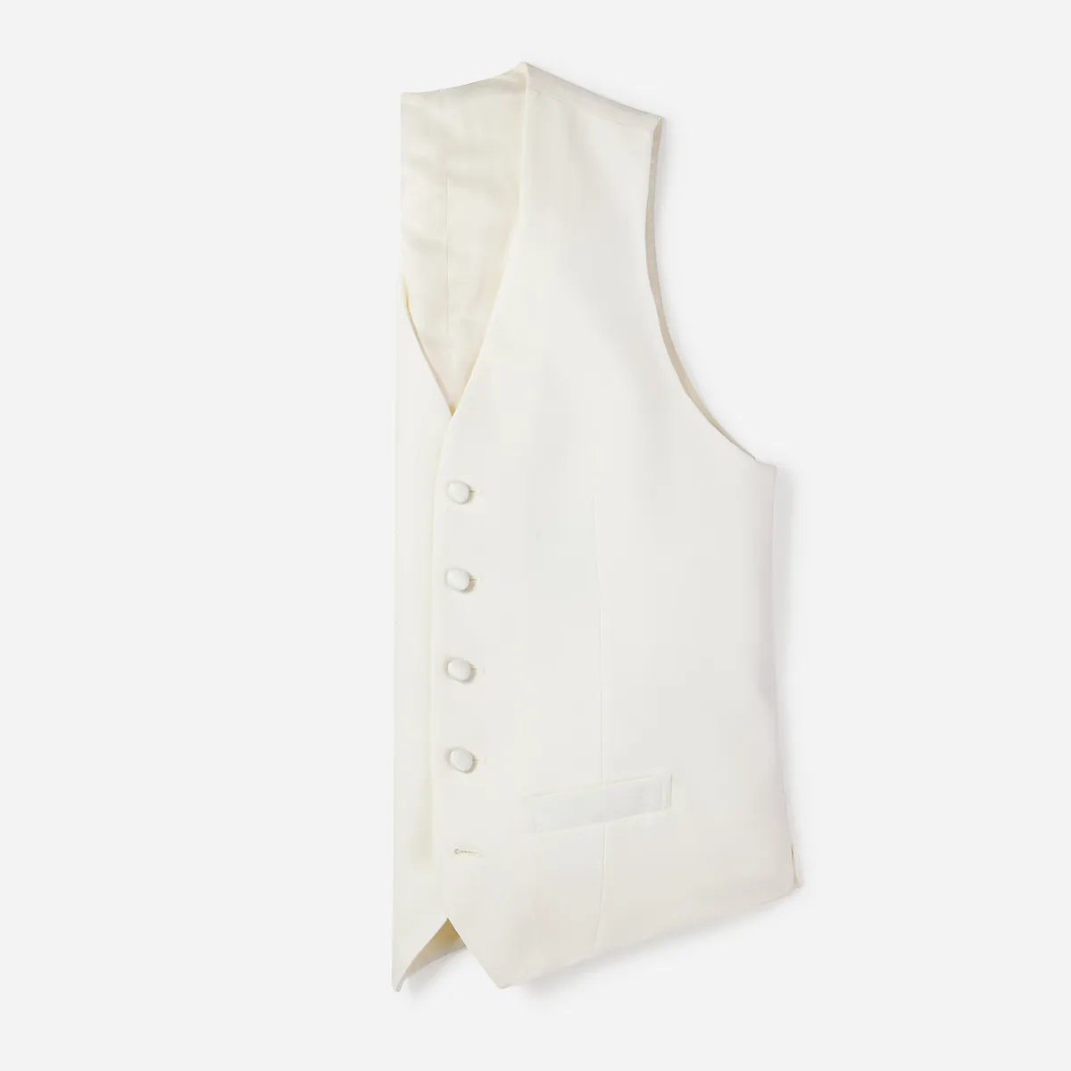 Ivory Tuxedo Vest