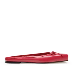 JACQUEMUS  Women's Le Mules Plates Ballet Red 