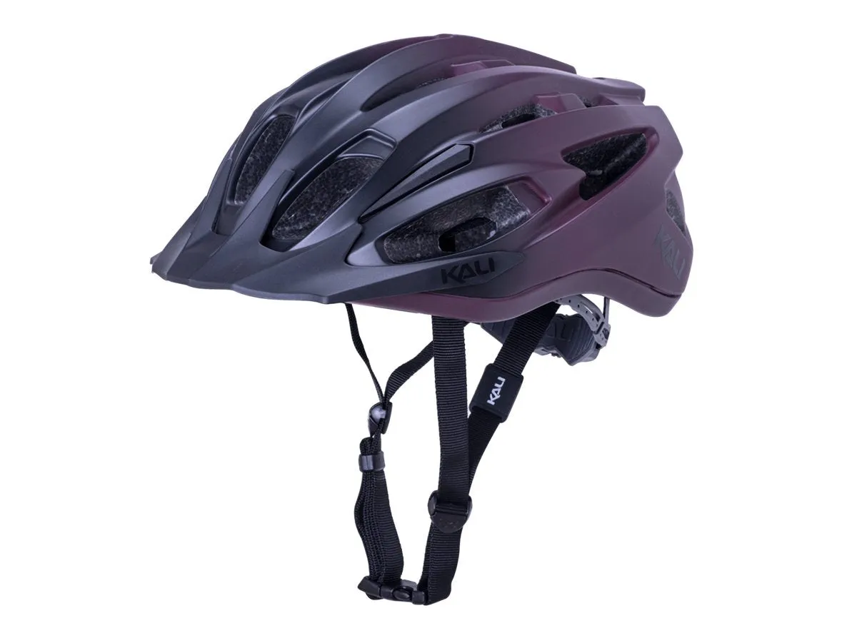 Kali Alchemy Fade MTB Helmet - Matt Black-Burgandy