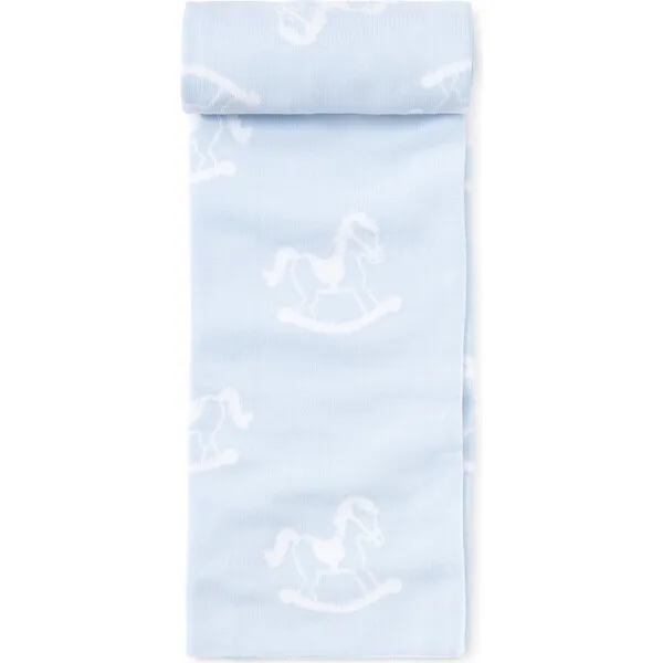 Kissy Kissy Rocker Novelty Blanket, Blue