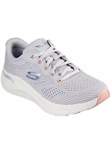 Ladies Grey Arch Fit 2.0 Big League Trainers by Skechers | Look Again