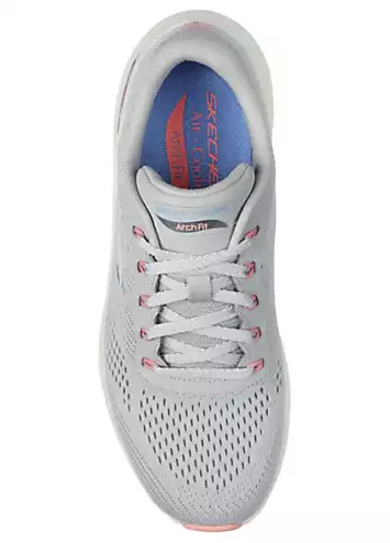 Ladies Grey Arch Fit 2.0 Big League Trainers by Skechers | Look Again