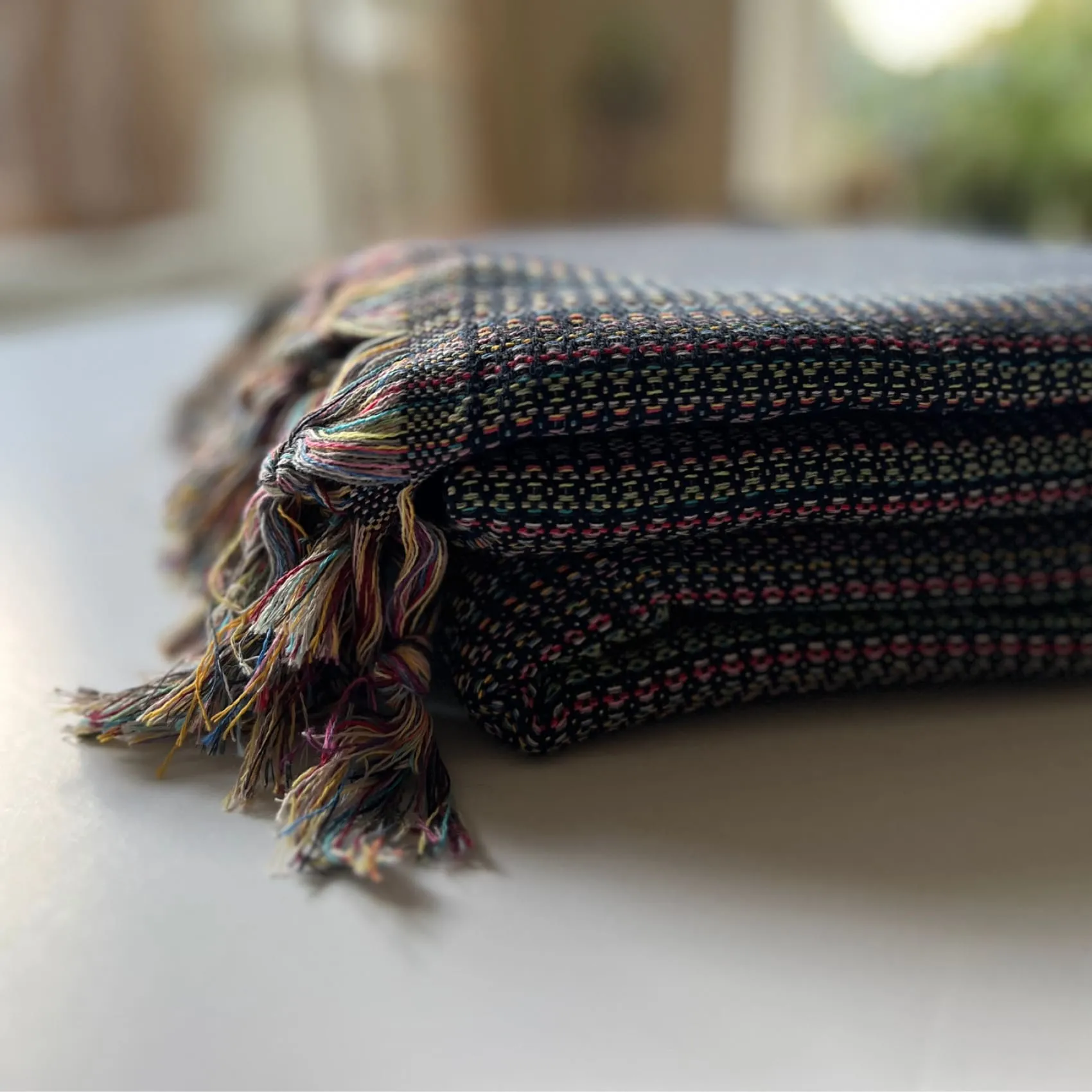 Lale Seasons  - Hand Loomed Cotton Blanket - Winter