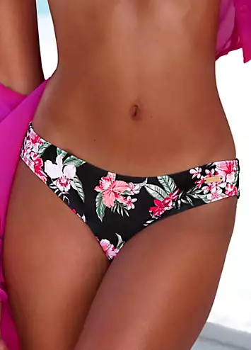 LASCANA Floral Bikini Bottoms | Grattan