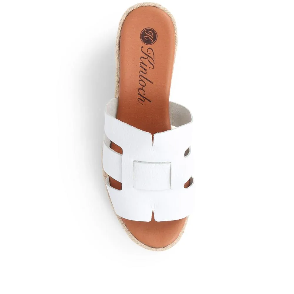 Leather Platform Mule Sandals - ANAT37500 / 323 949