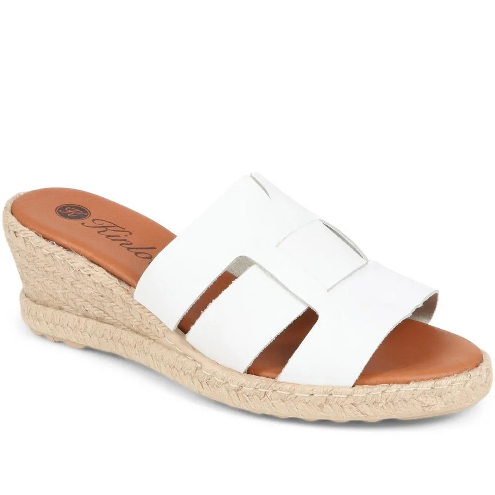 Leather Platform Mule Sandals - ANAT37500 / 323 949