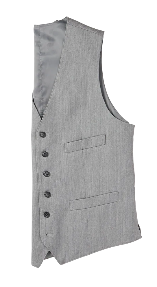 Light Grey Suit Vest