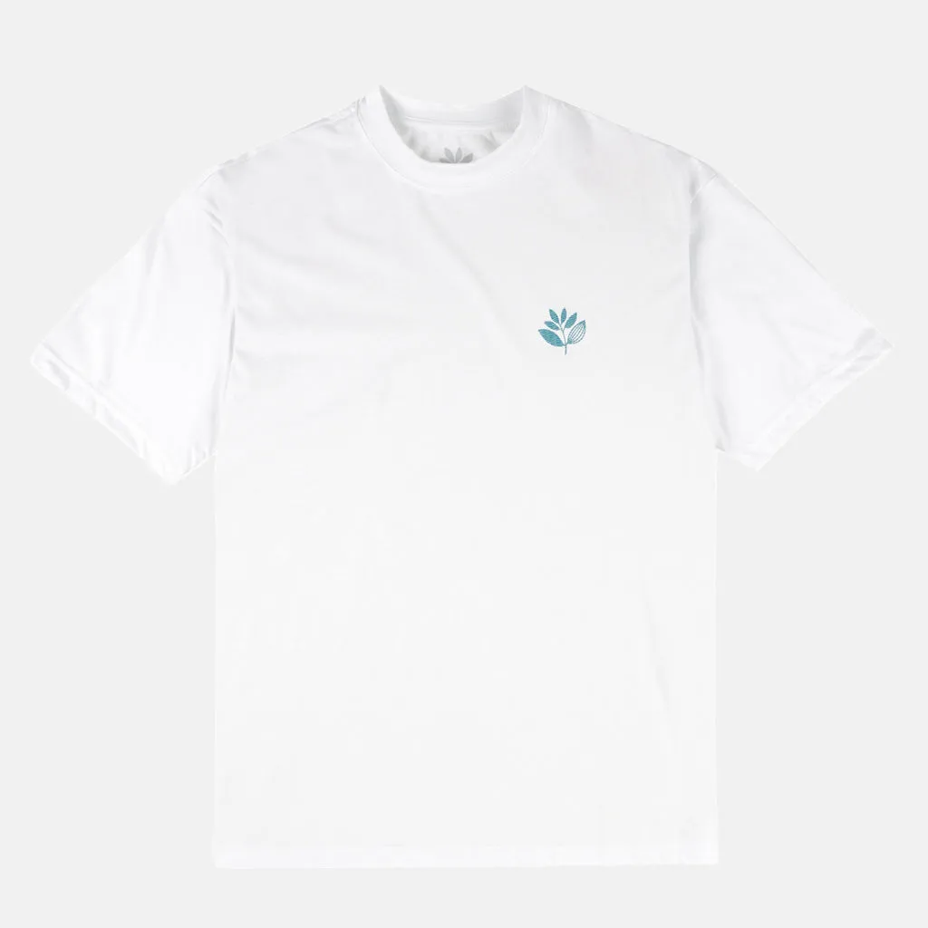 Magenta Skateboards - Deep Plant T-Shirt - White