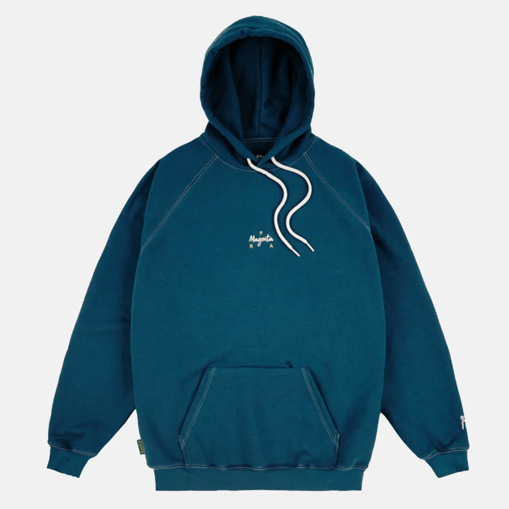 Magenta Skateboards - F.R.A Hooded Pullover Sweatshirt - Petrol Blue