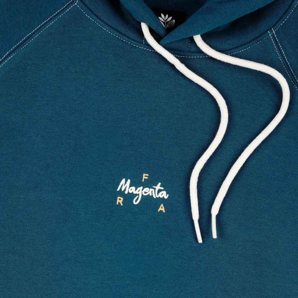 Magenta Skateboards - F.R.A Hooded Pullover Sweatshirt - Petrol Blue