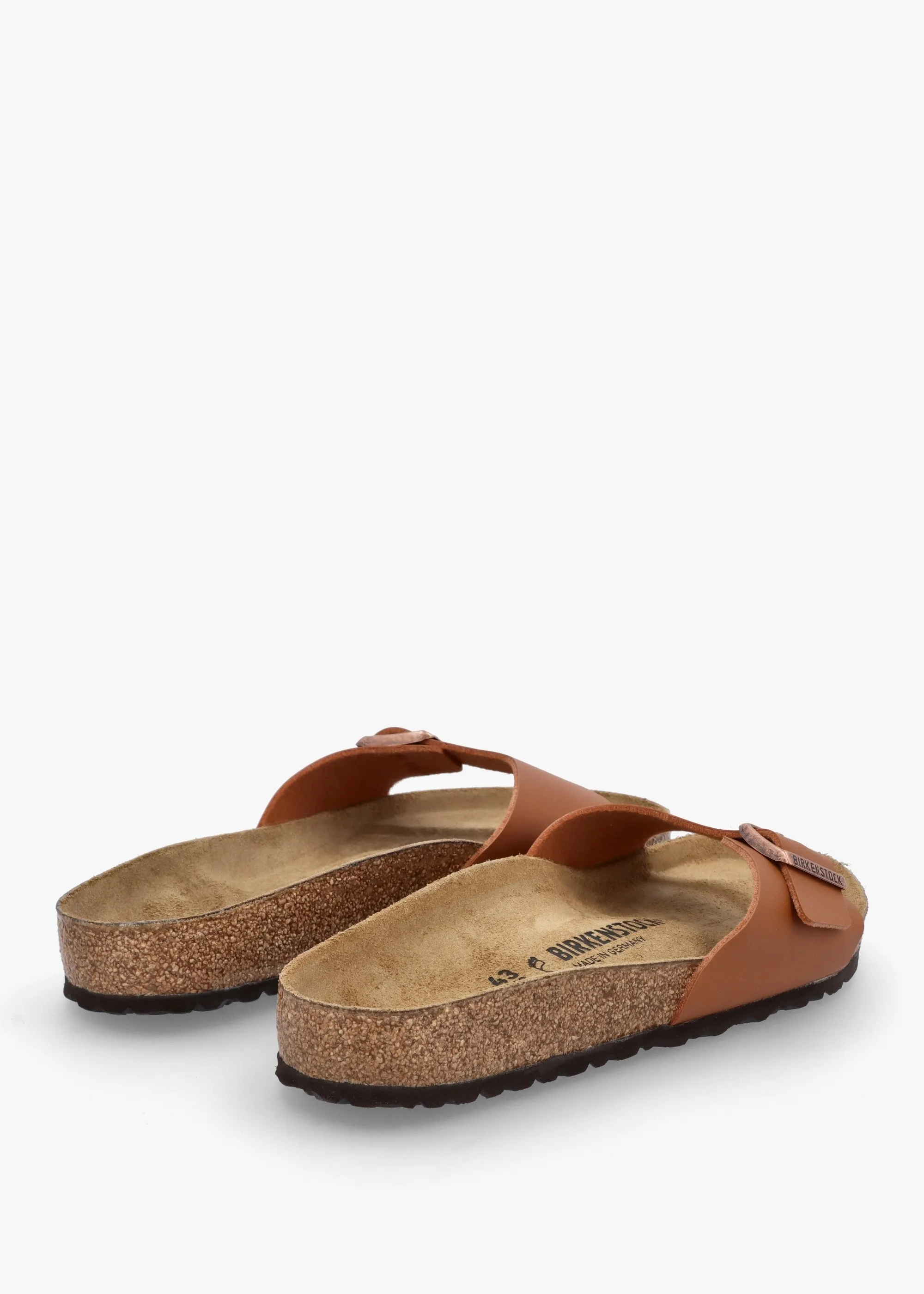 Men's Madrid Birko-Flor Ginger Brown Mules