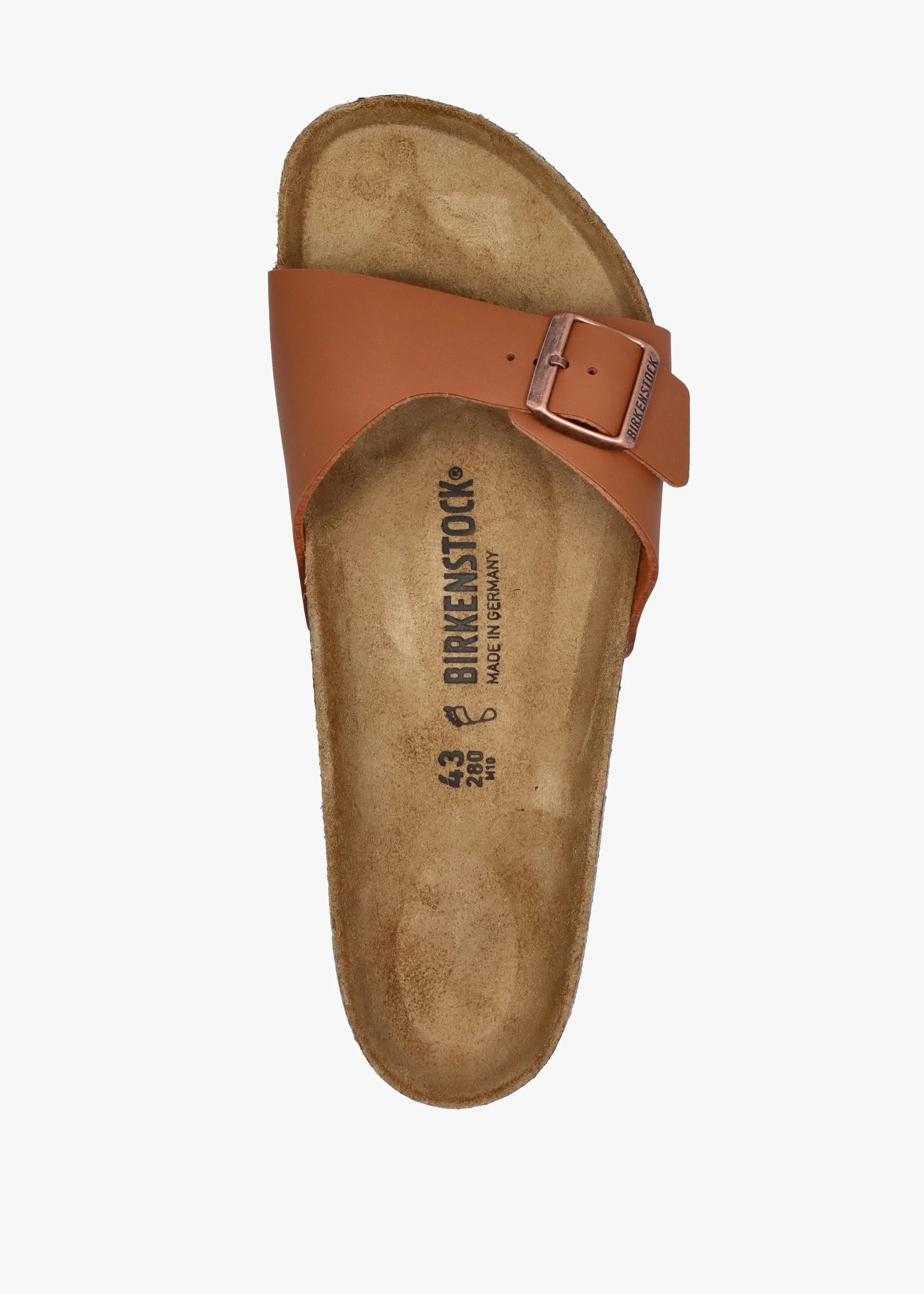 Men's Madrid Birko-Flor Ginger Brown Mules