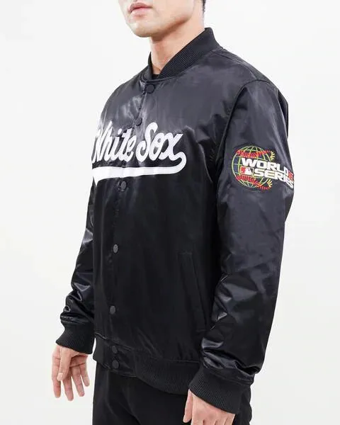 Men’s Pro Standard Chicago White Sox Satin Jacket Black